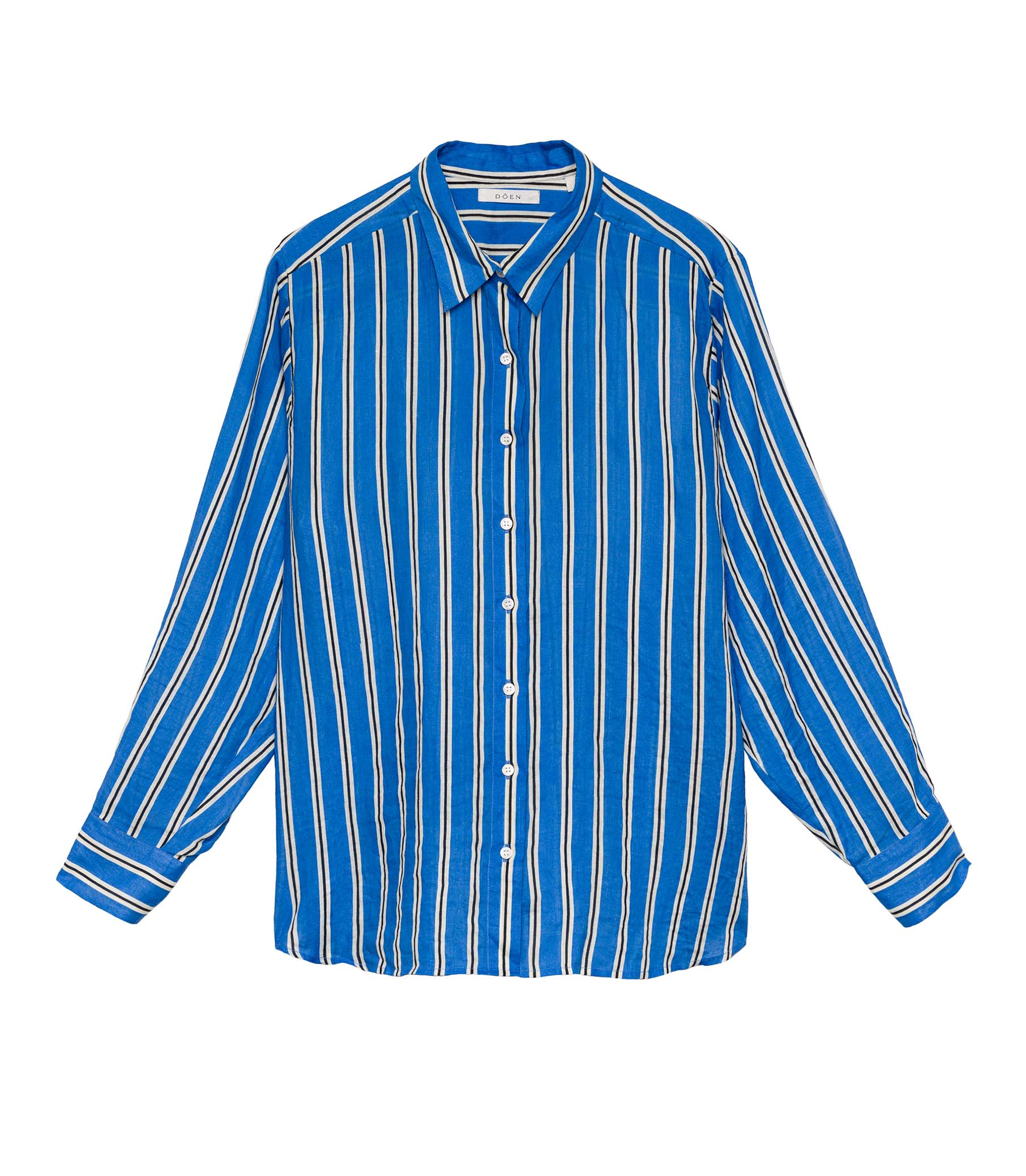 HMD -- REMIS TOP -- BLEU MONACO STRIPE view 7
