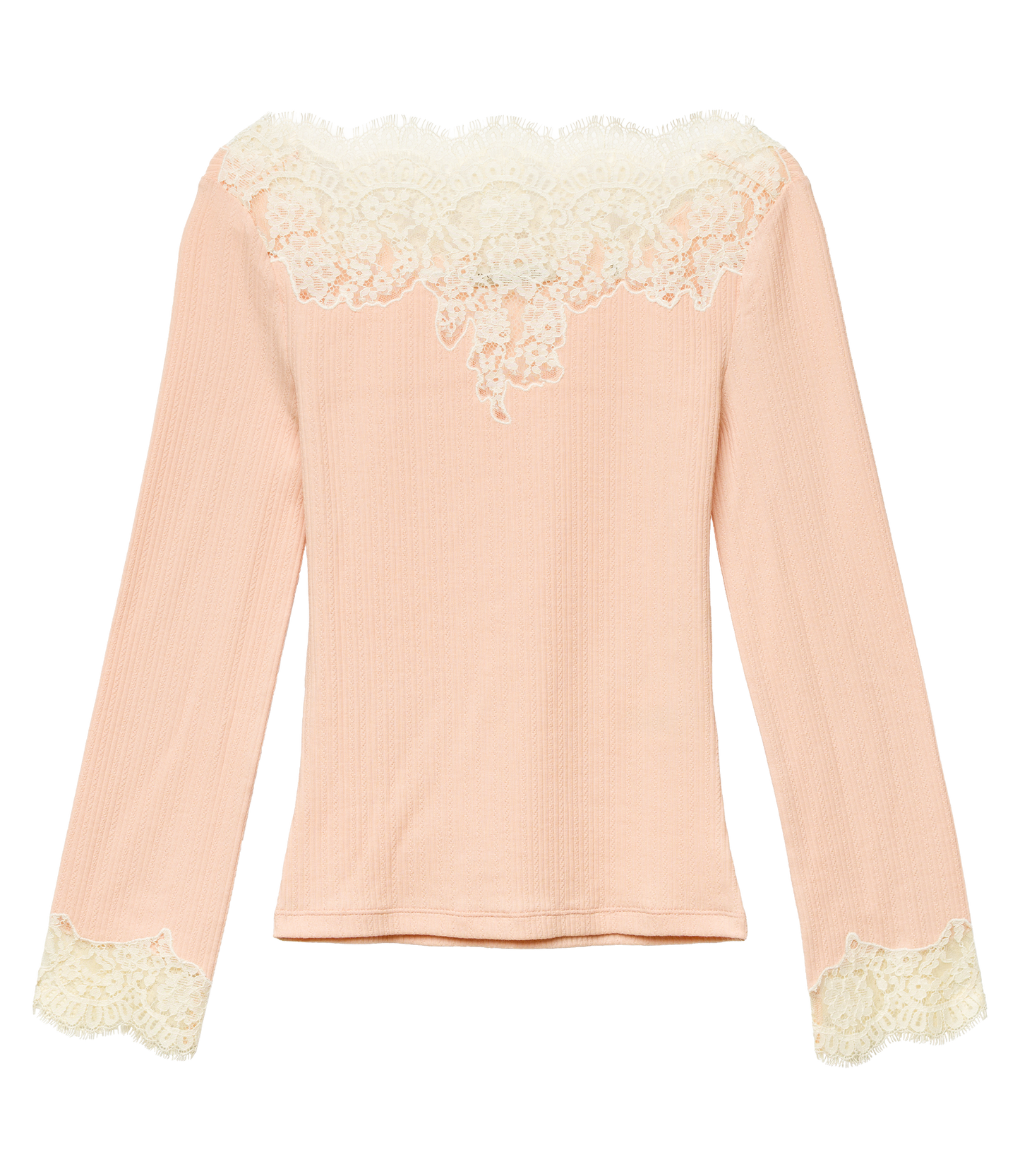 RIANA TEE -- LIGHT PEACH SORBET