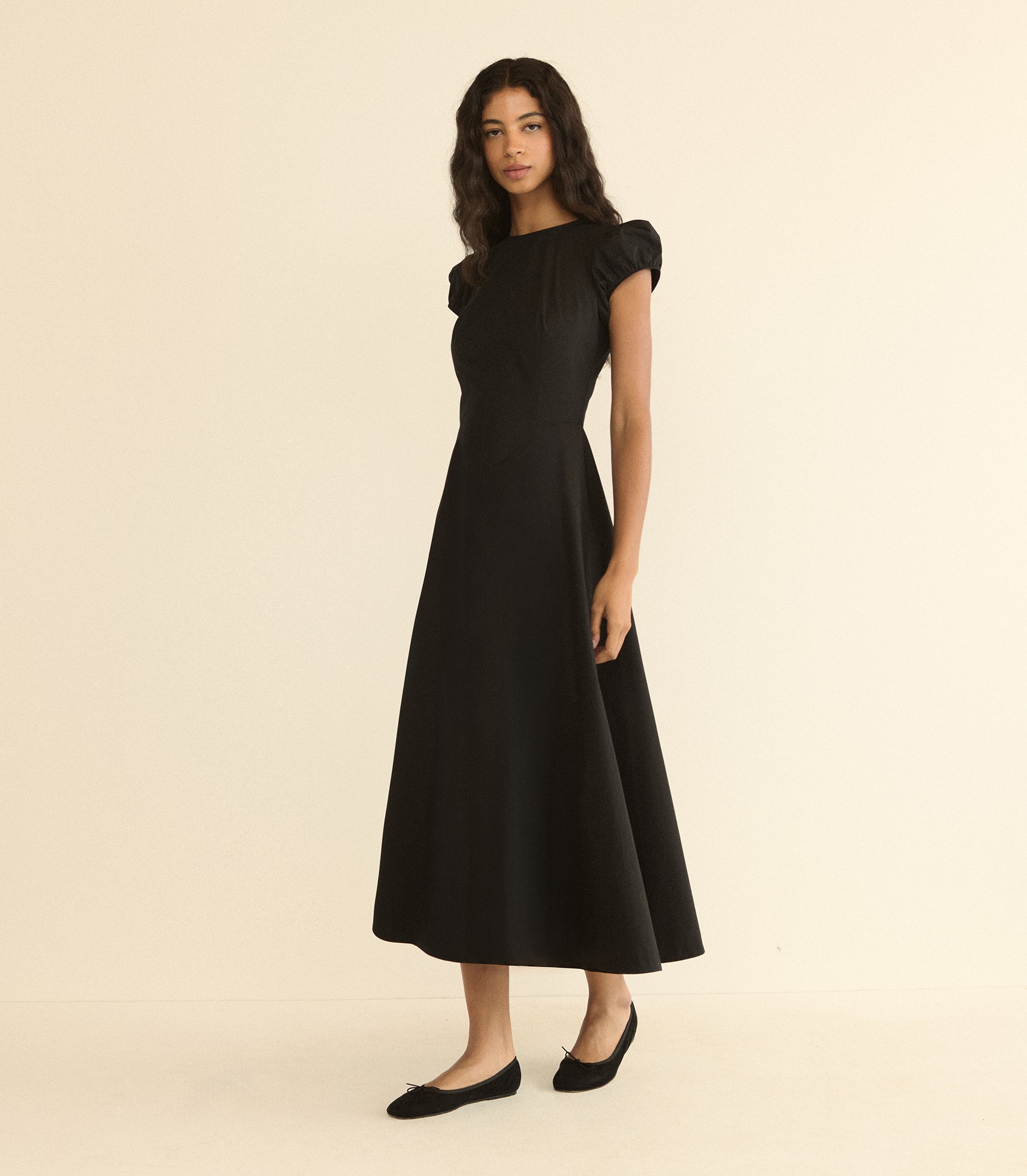 RIVELLE DRESS -- BLACK view 2
