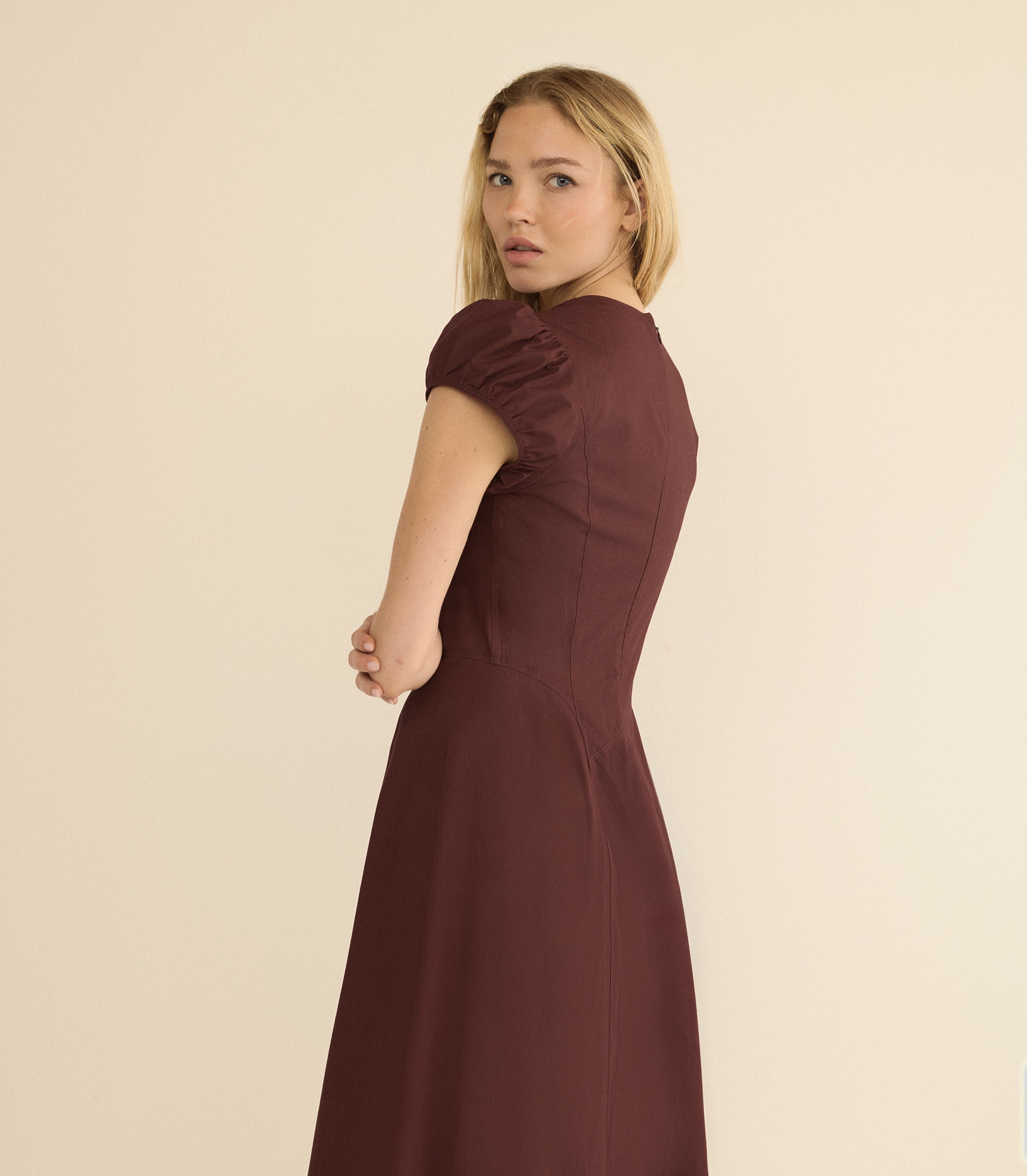 RIVELLE DRESS -- DAHLIA view 7
