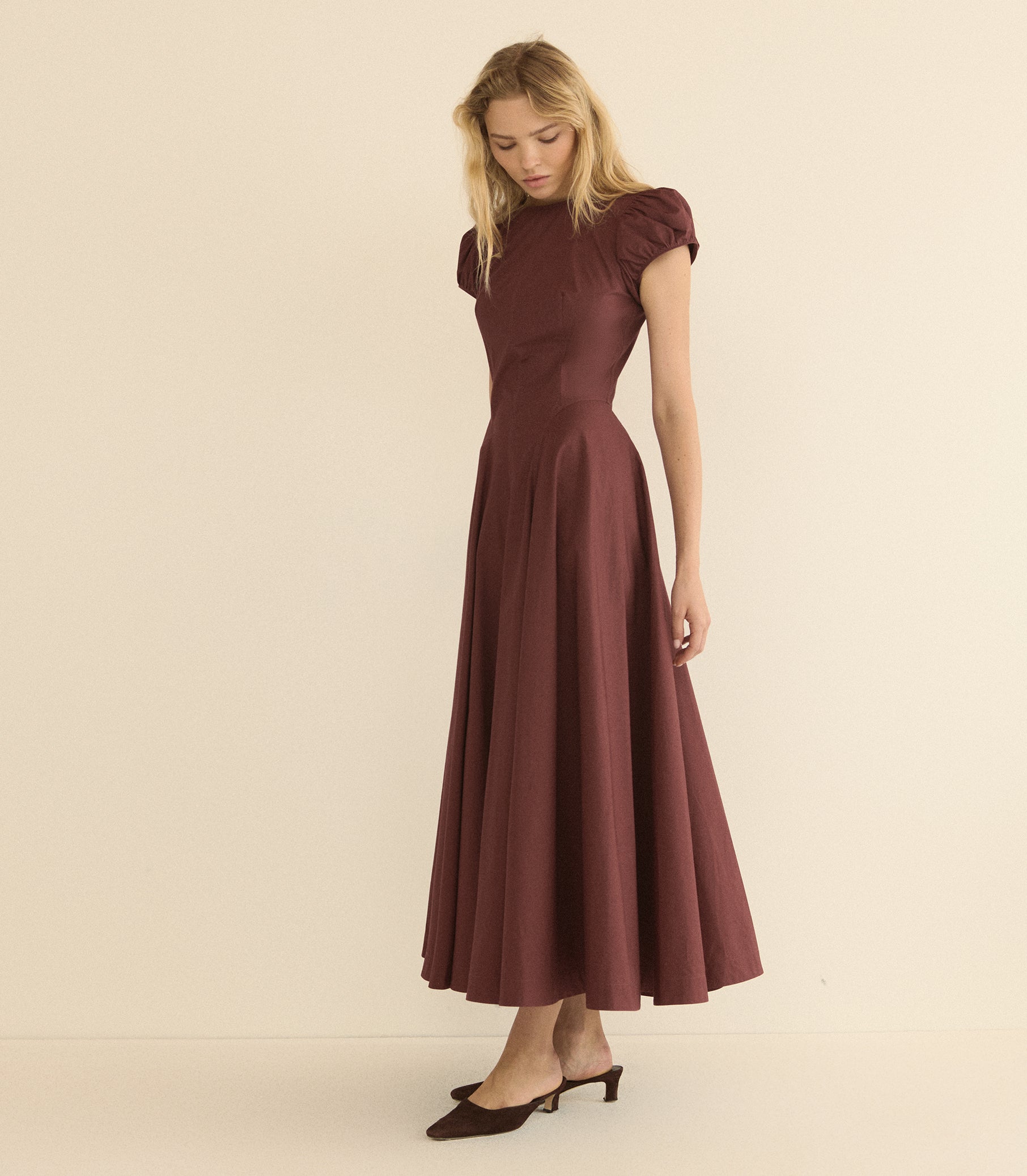 RIVELLE DRESS -- DAHLIA view 5
