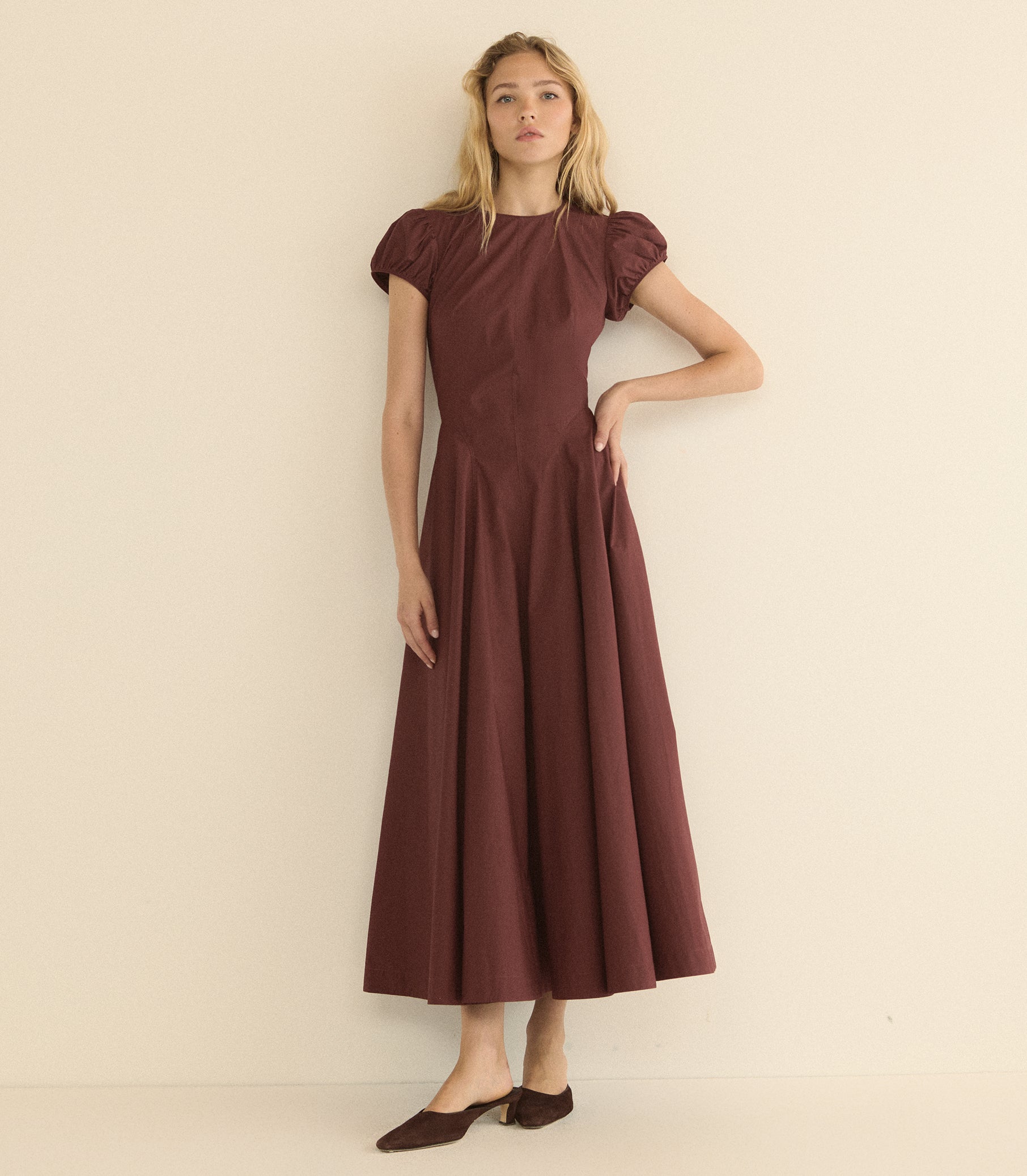 RIVELLE DRESS -- DAHLIA view 4
