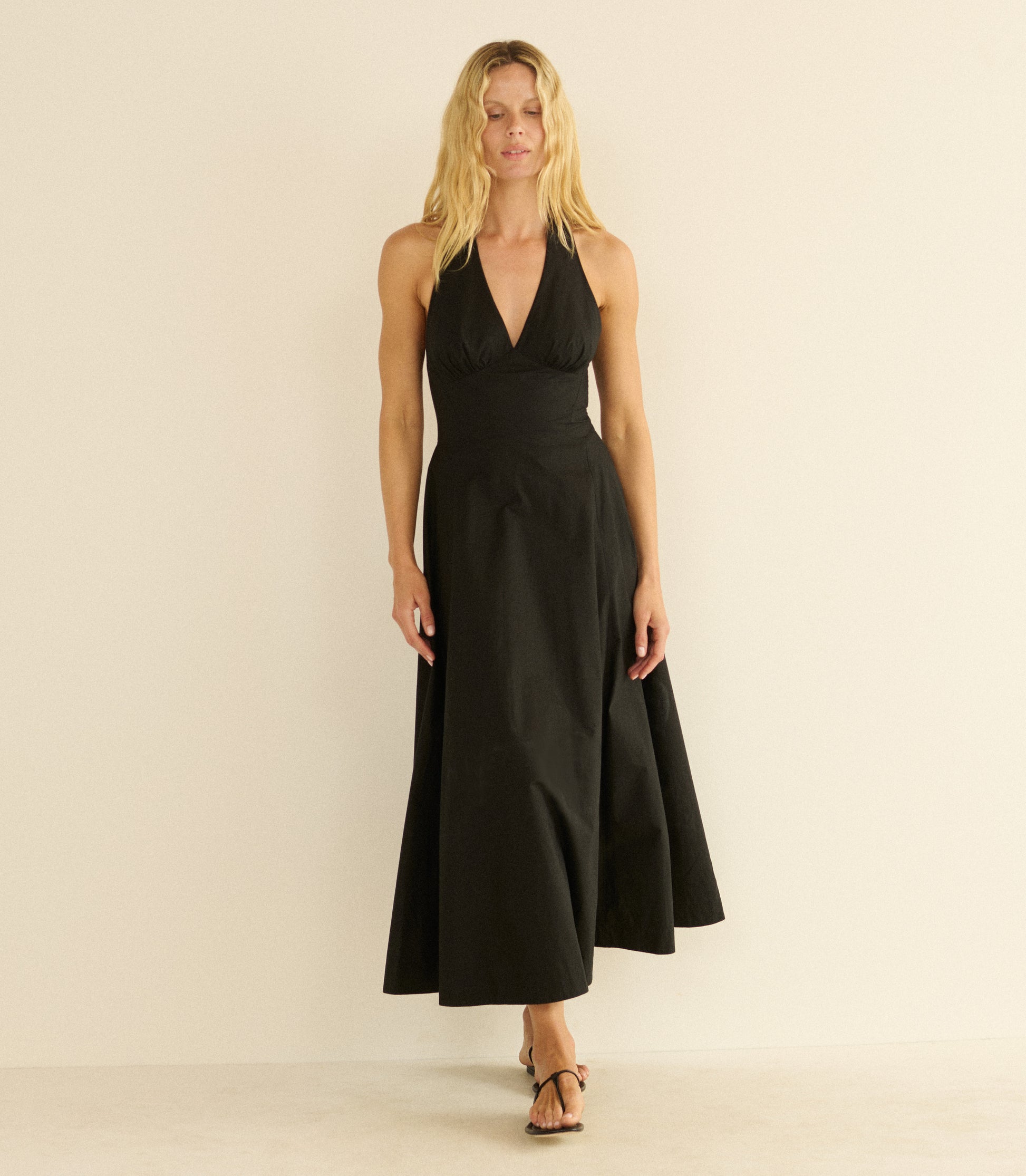 ROSETTA DRESS -- BLACK view 2
