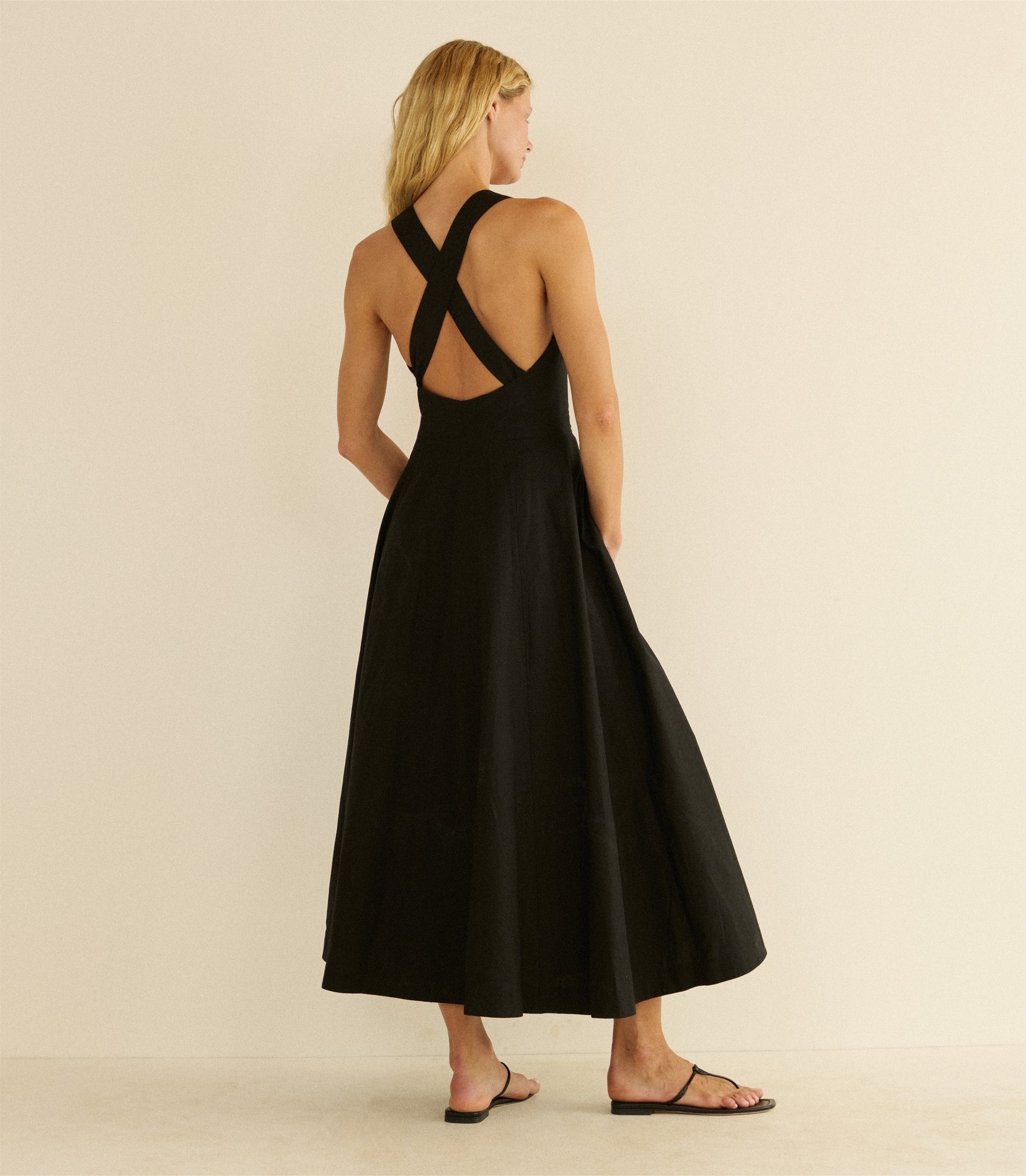 ROSETTA DRESS -- BLACK view 5
