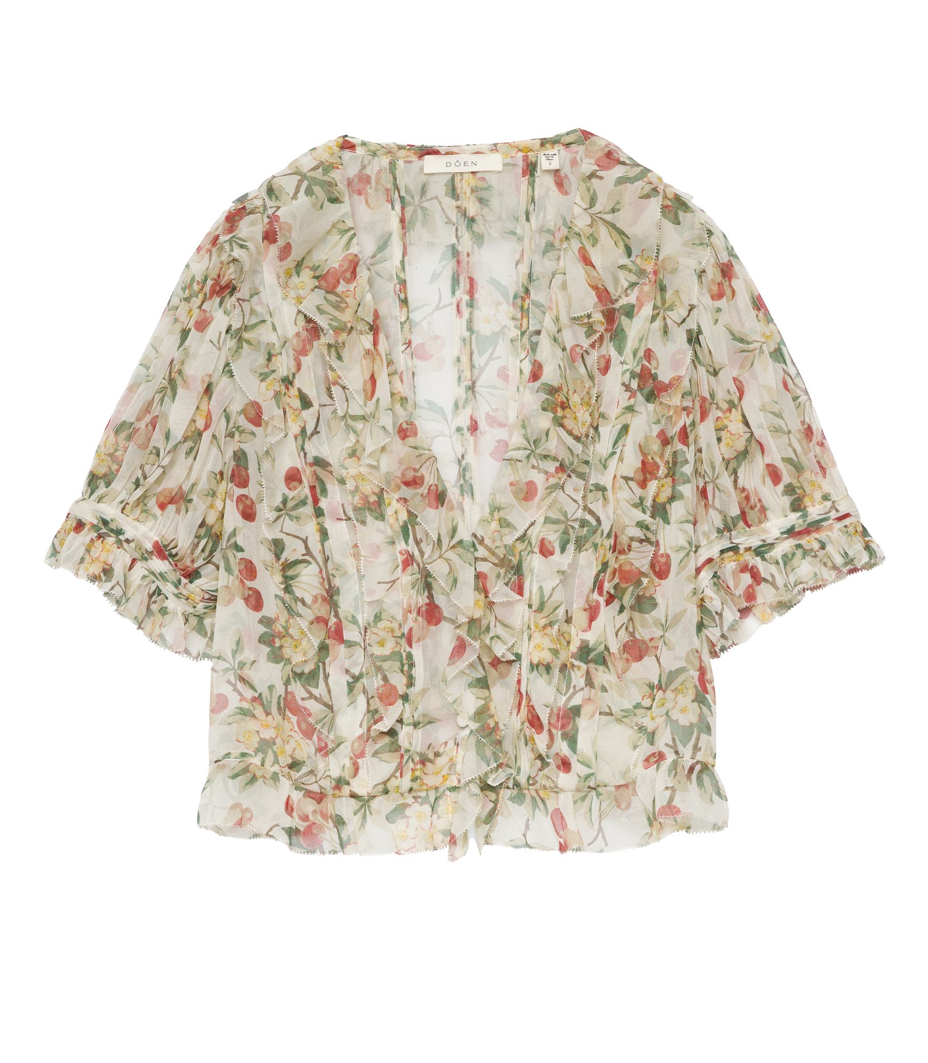 SALONA TOP -- CERISE ET FLEUR view 5
