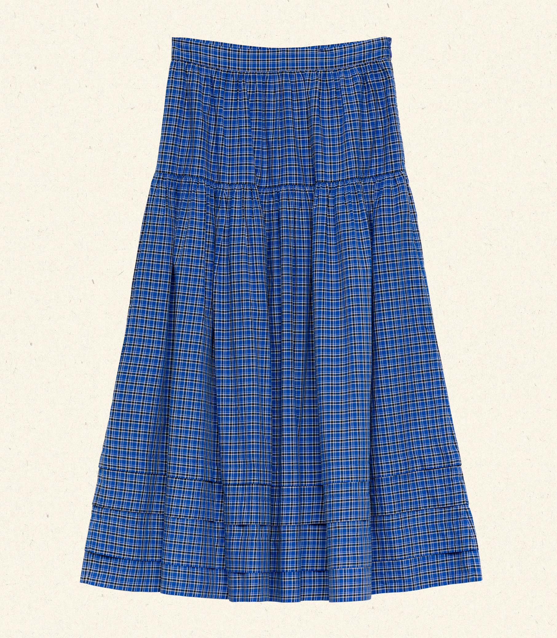 HMD -- SEBASTIANE SKIRT -- CASSIS CHECK view 5
