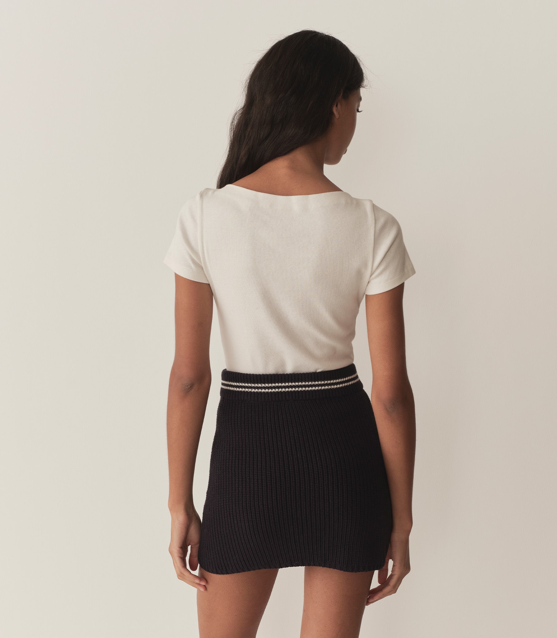 HMD -- SEYMOUR SKIRT -- DEEP NAVY view 3

