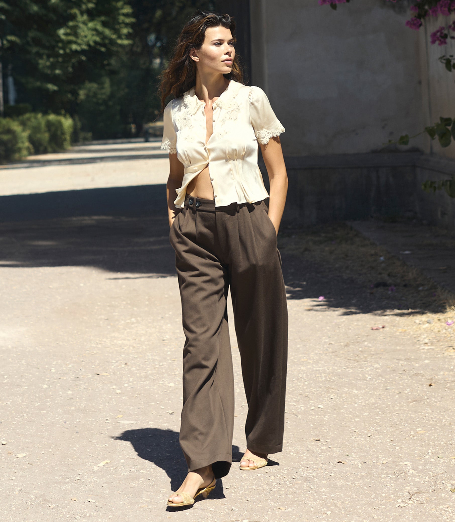 SHERIDAN PANT -- OAKWOOD view 5
