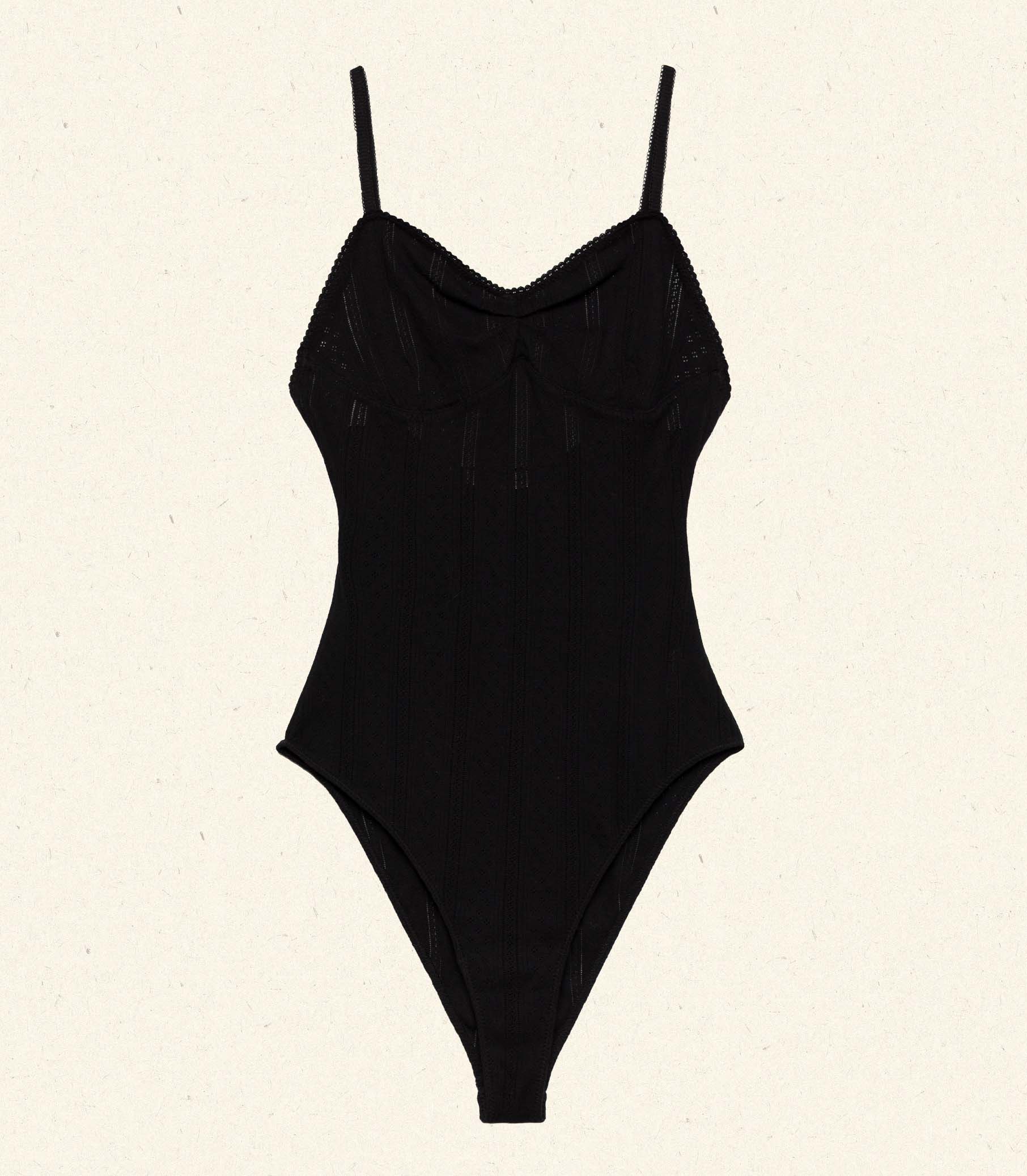 SIGRID BODYSUIT -- BLACK view 6

