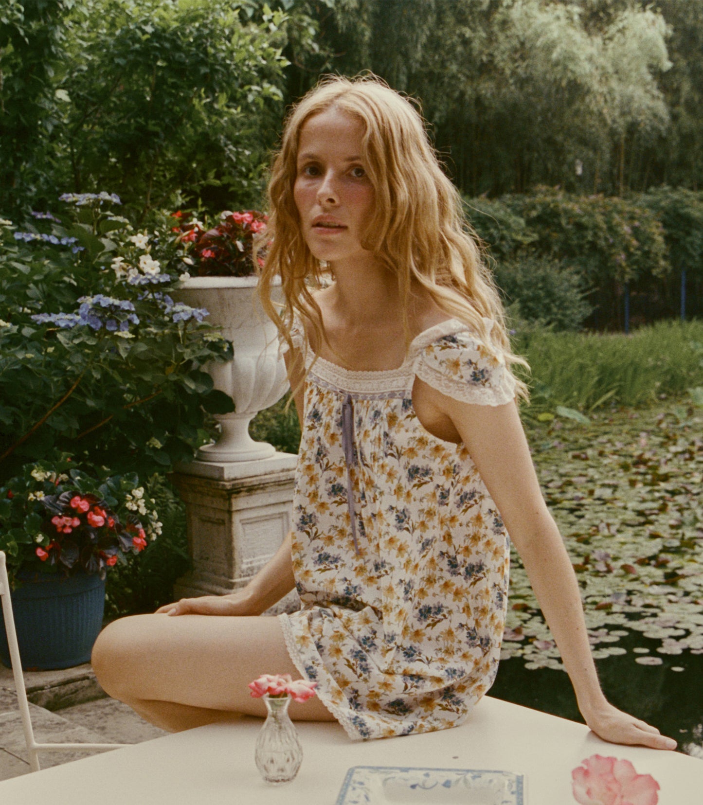 SIRONA DRESS -- NARCISSUS BLOOM