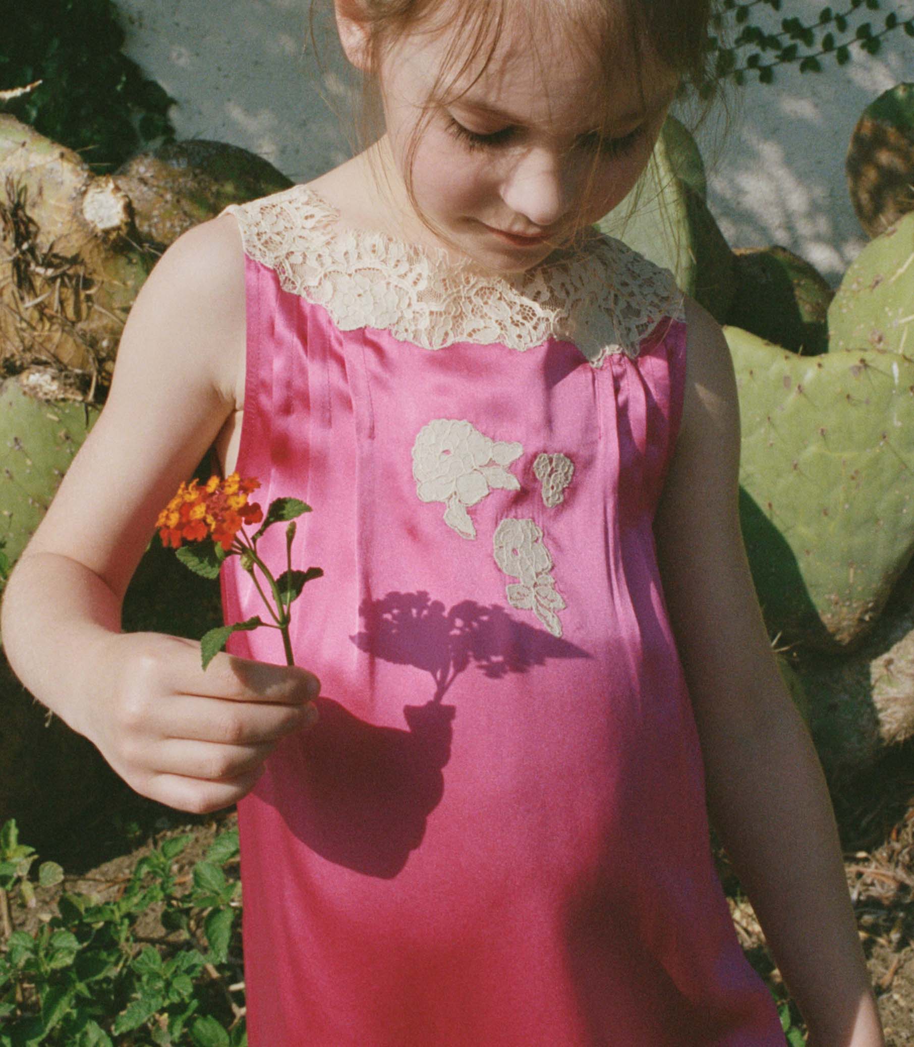 VIVETTE DRESS -- MAGENTA view 2
