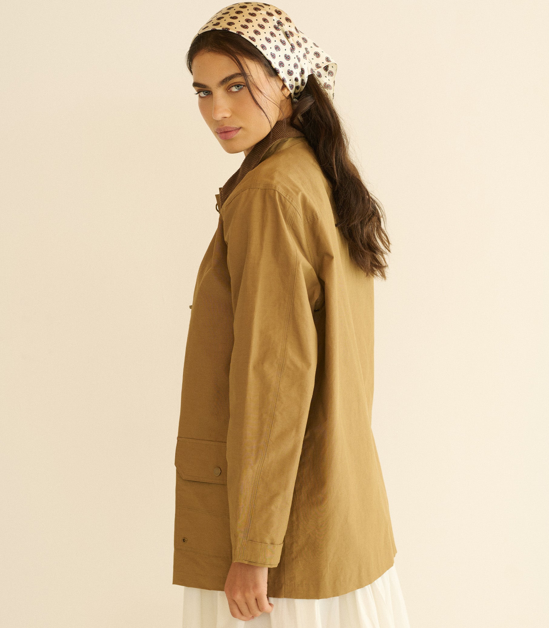 WAVERLEY RAINCOAT -- COYOTE view 5
