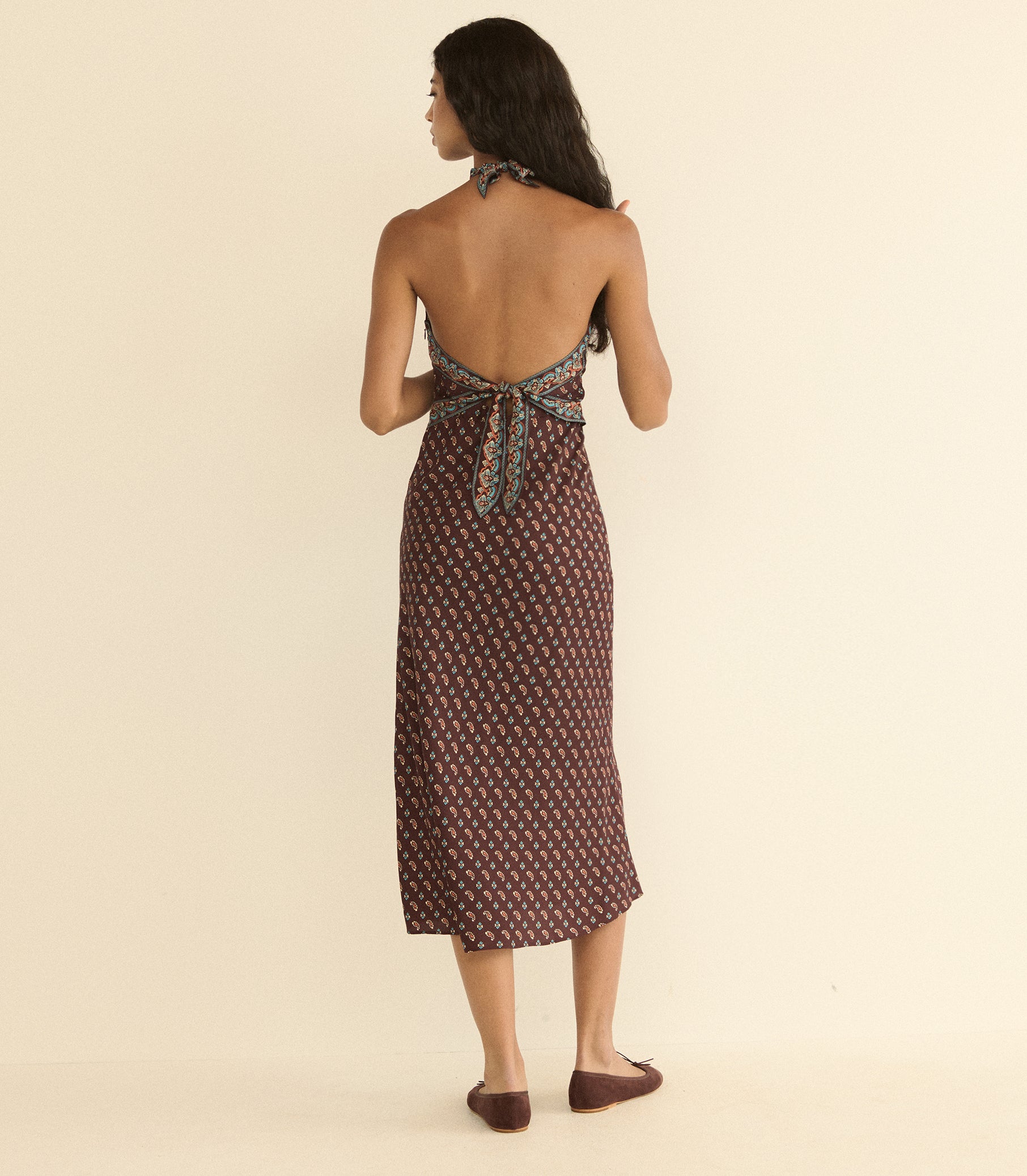 ZILDA DRESS -- DEAUVILLE PAISLEY view 4
