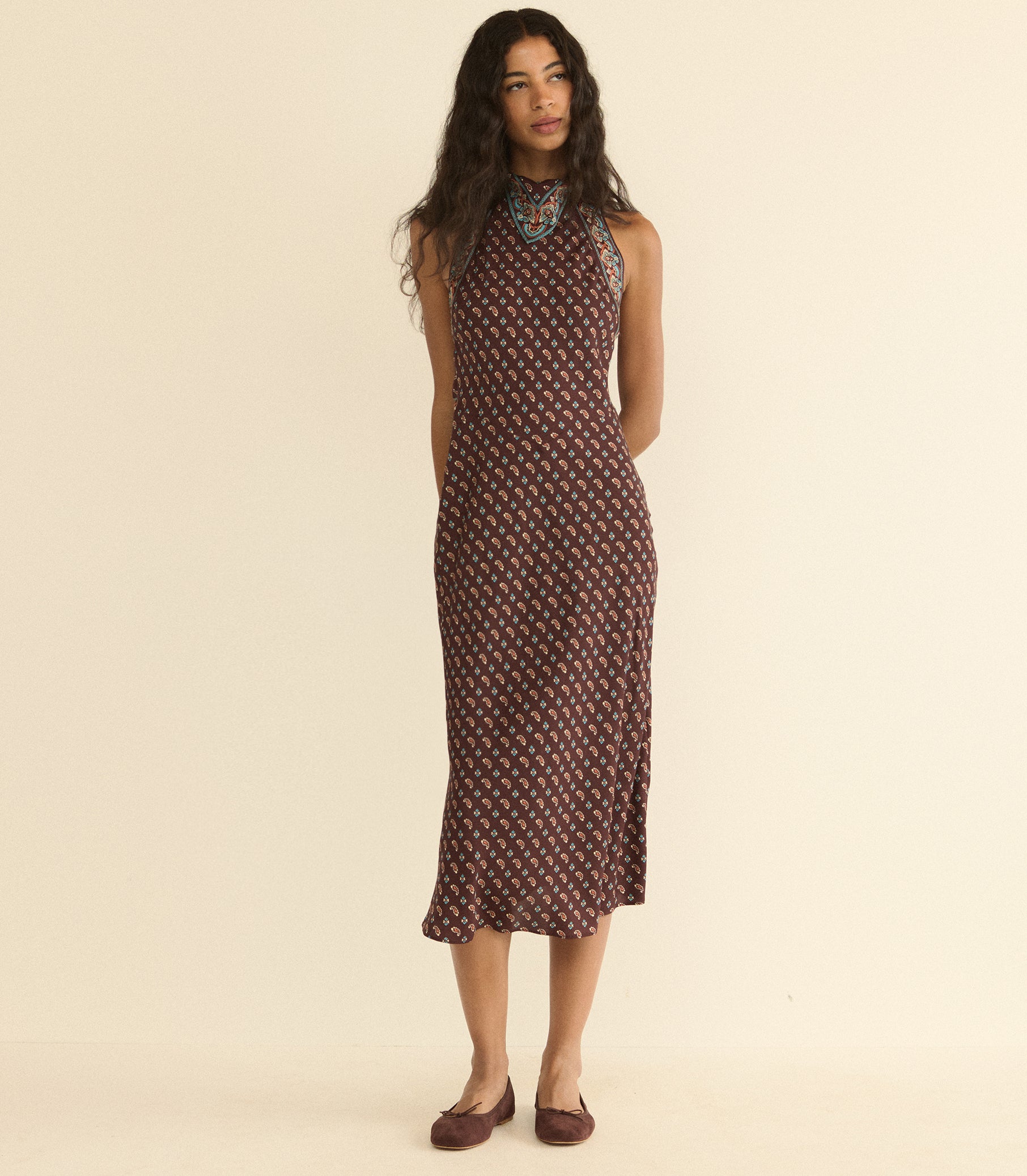 ZILDA DRESS -- DEAUVILLE PAISLEY