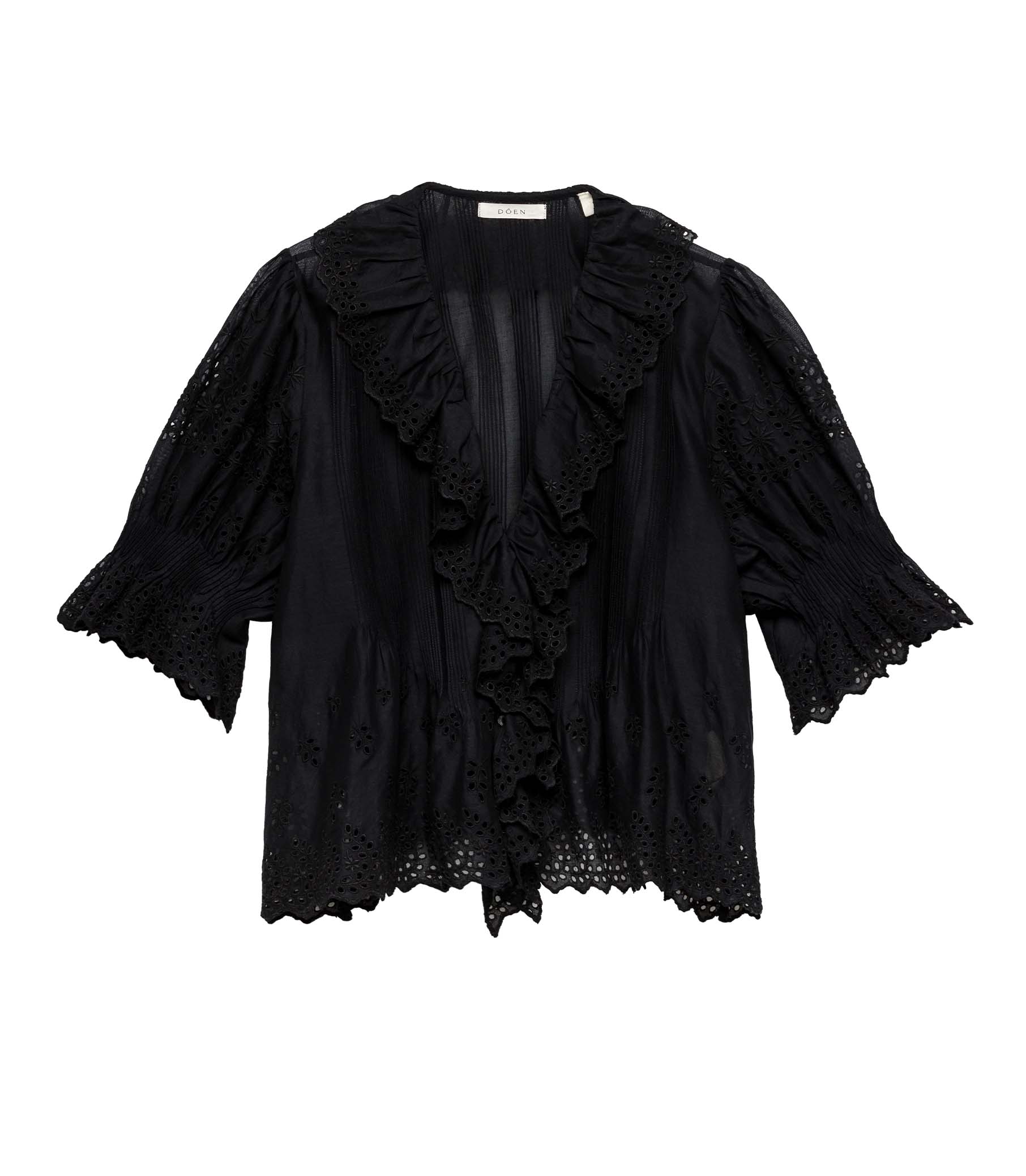 HMD -- HENRI TOP -- BLACK EYELET view 6
