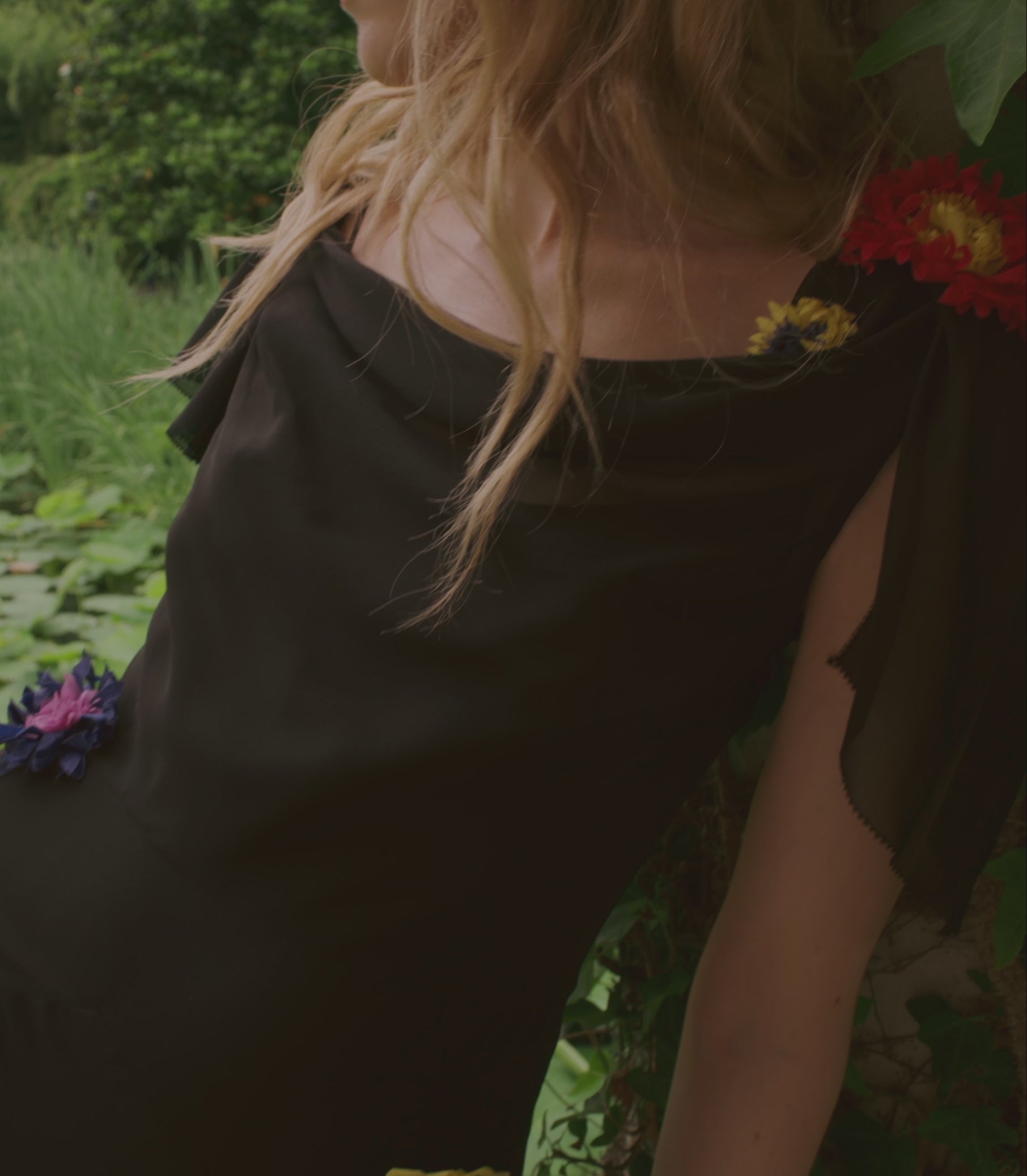 ORPHINA DRESS -- BLACK view 7
