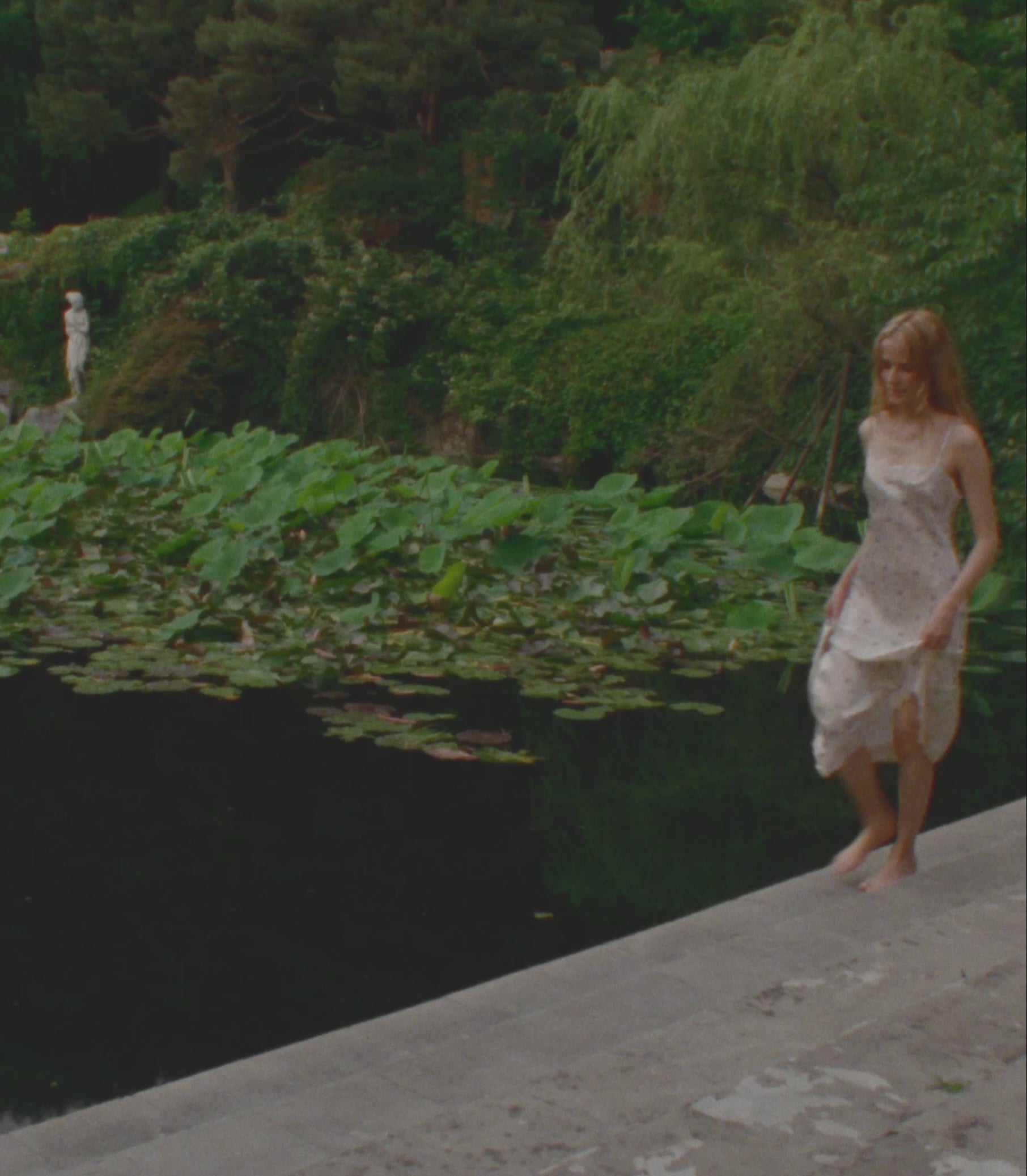 BETHILDE DRESS -- CAMELLIA BLOOM view 8
