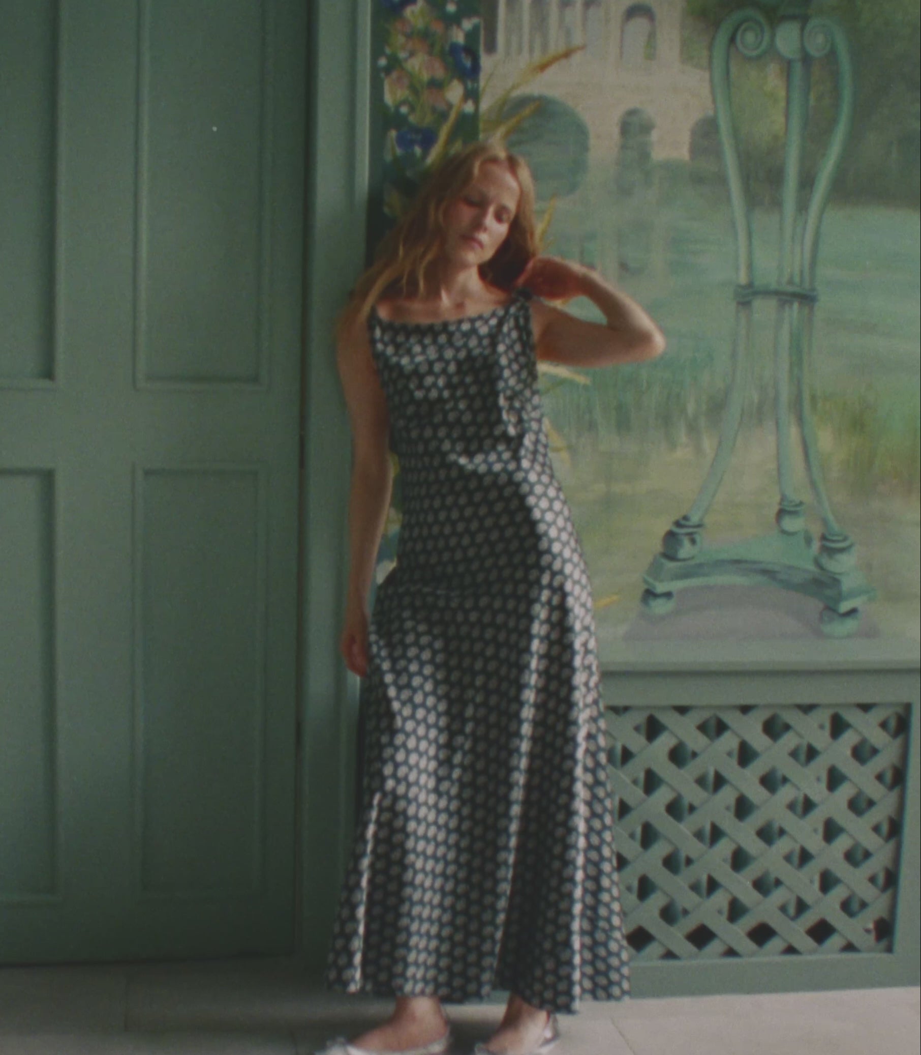 MARISELLE DRESS -- CHAUMONT PAISLEY view 7
