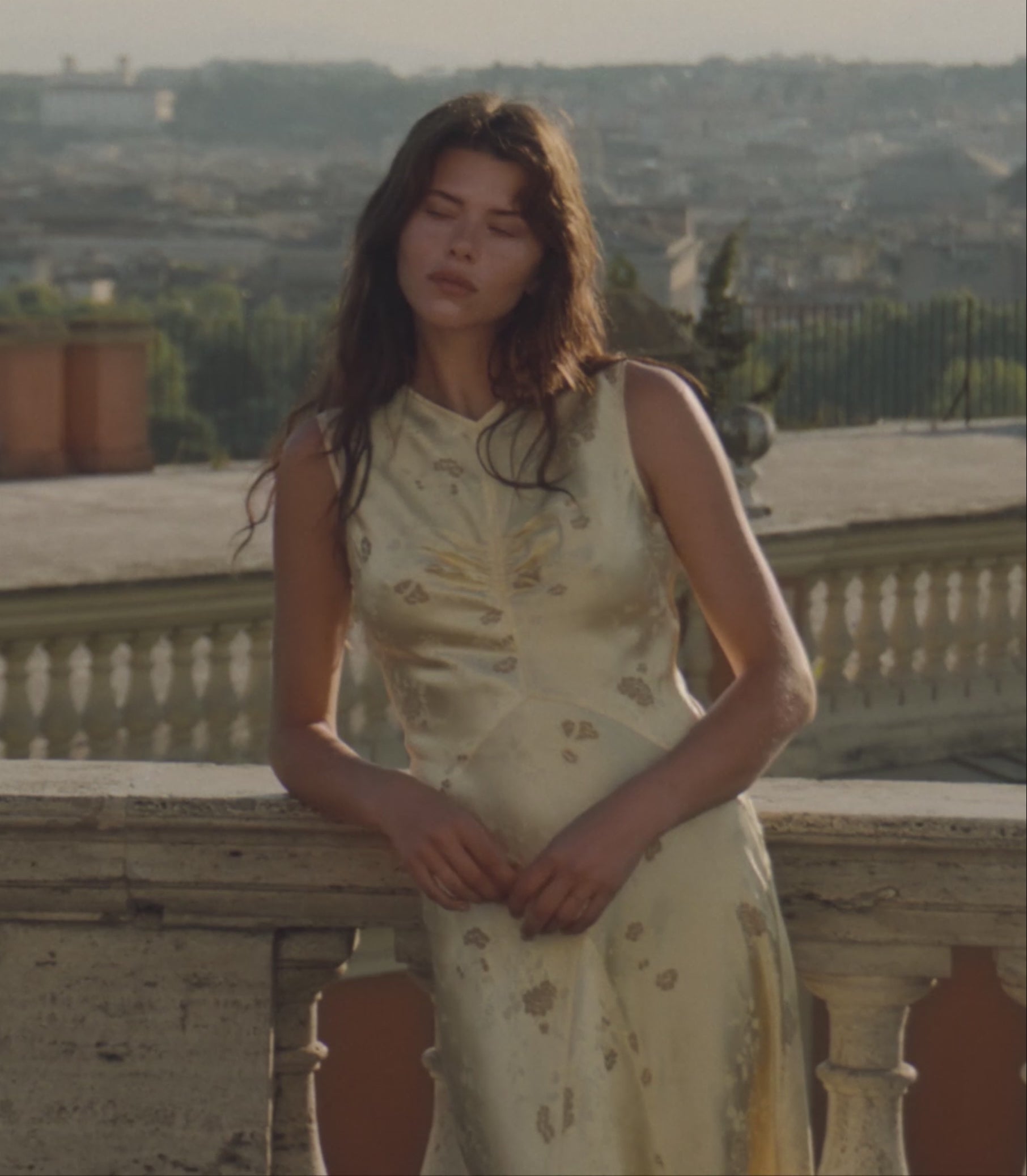 GINETTE DRESS -- CITRONE TAPPEZZERIA JACQUARD view 9
