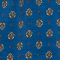 SANTORINI BLUE CADIZ FOULARD