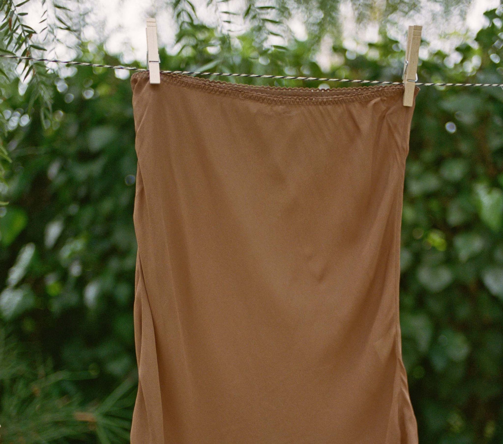 MINI SKIRT SLIP -- CAROB view 3
