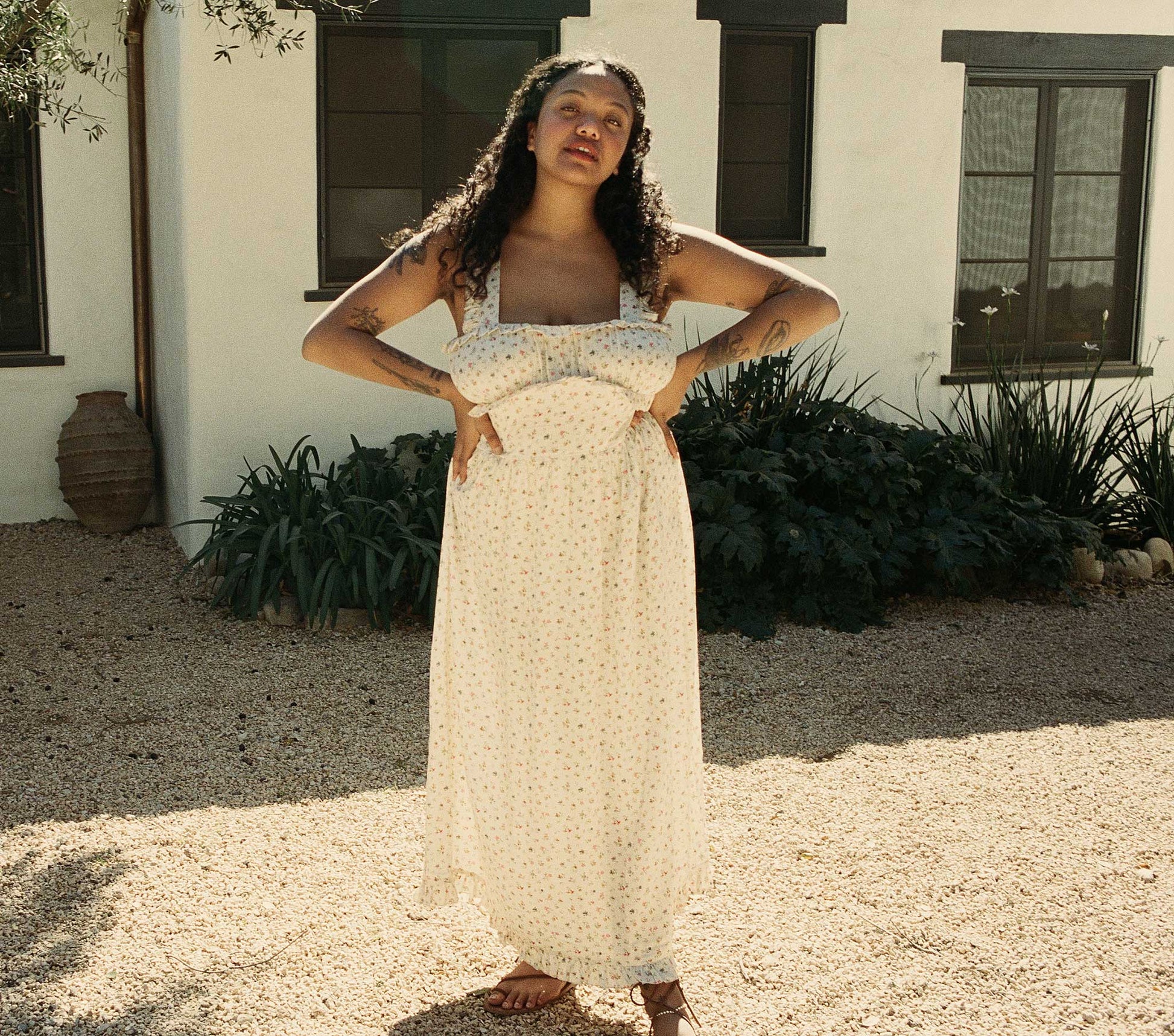 HMD -- INSBROOK DRESS -- COTTAGE BREEZE FLORAL view 3
