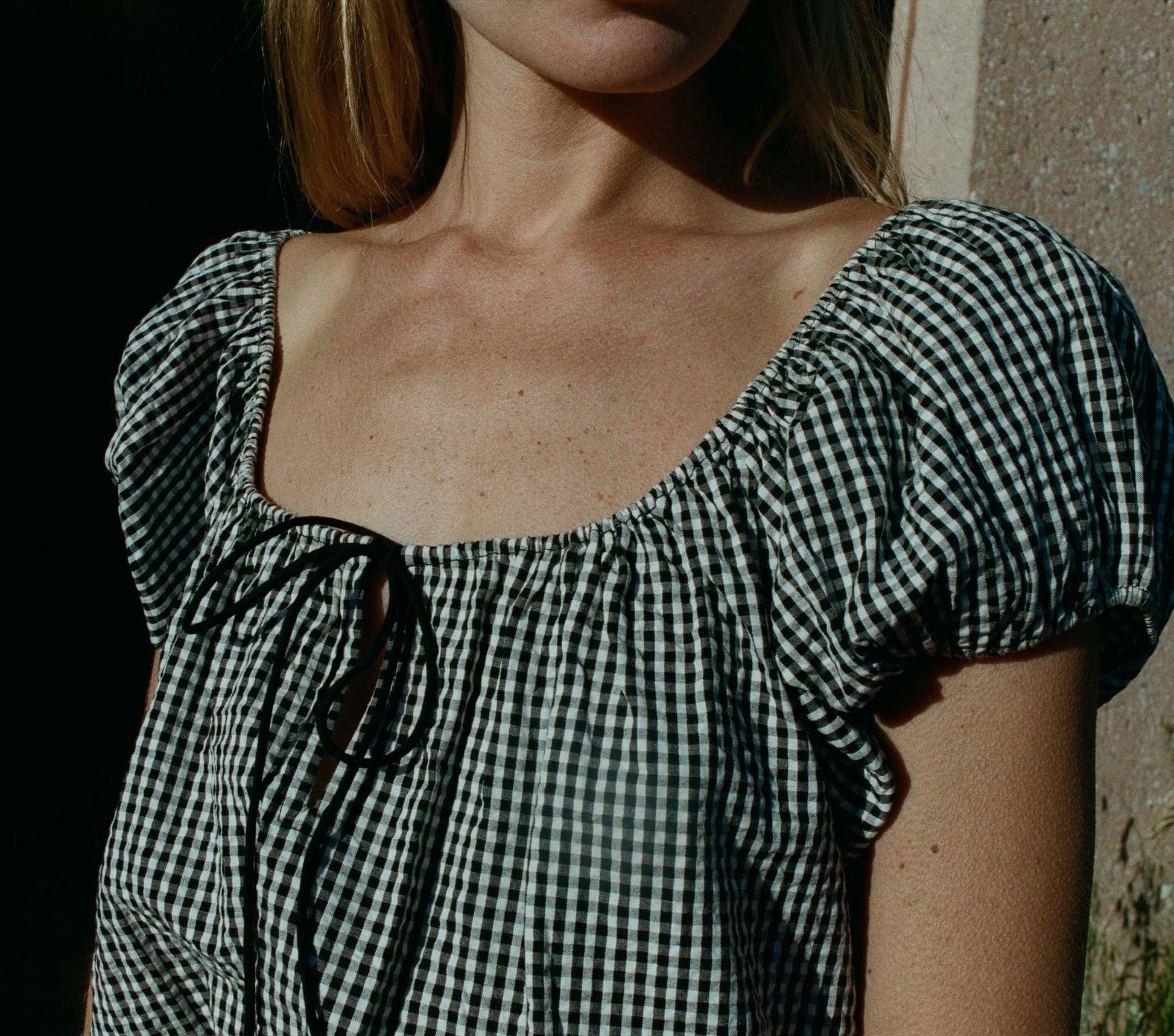 HMD -- HILARY TOP -- LA MADDALENA GINGHAM view 2
