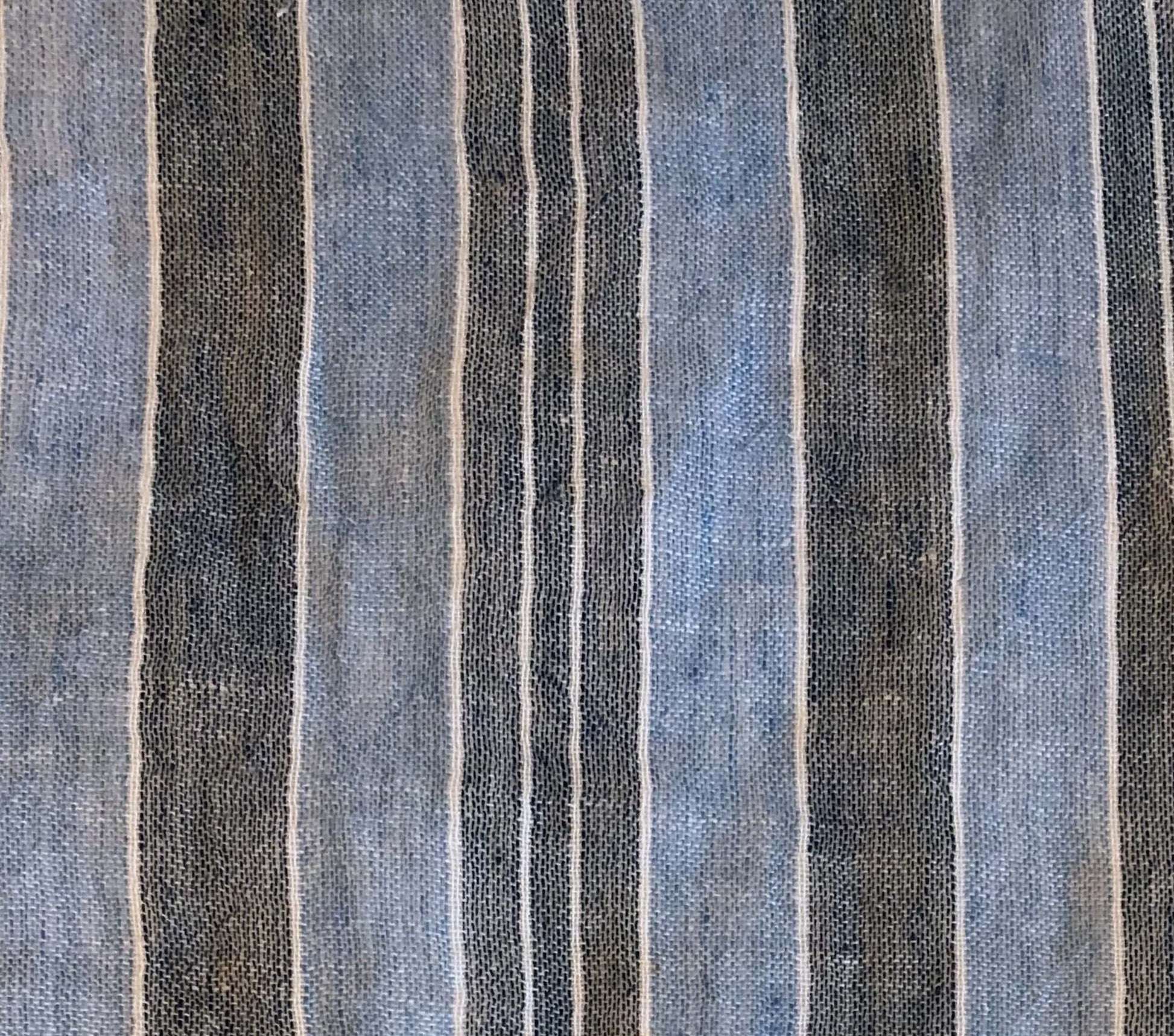 HMD -- JOAN DRESS -- INDIGO STRIPE view 7
